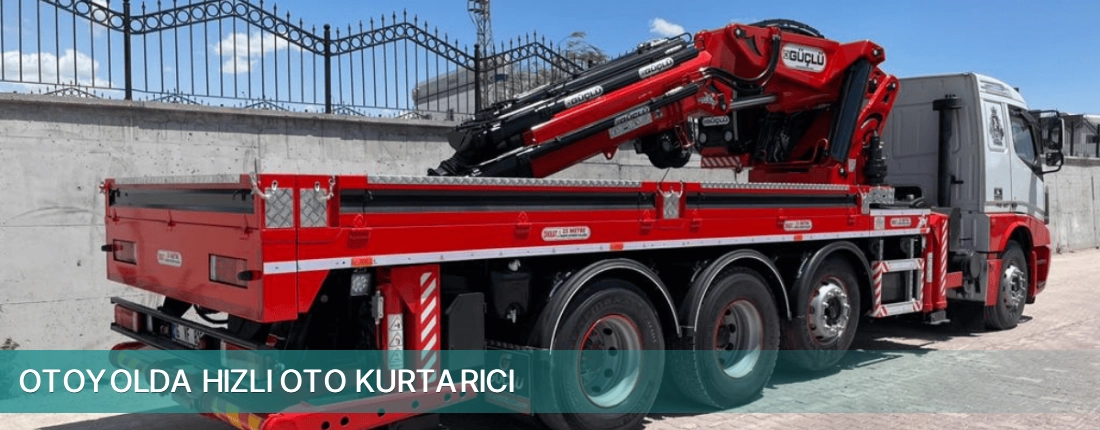 Menderes İlçemi Otoyolda Hızlı Oto Kurtarıcı